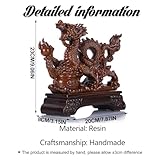 Zoom IMG-1 linyther grande statuetta di drago