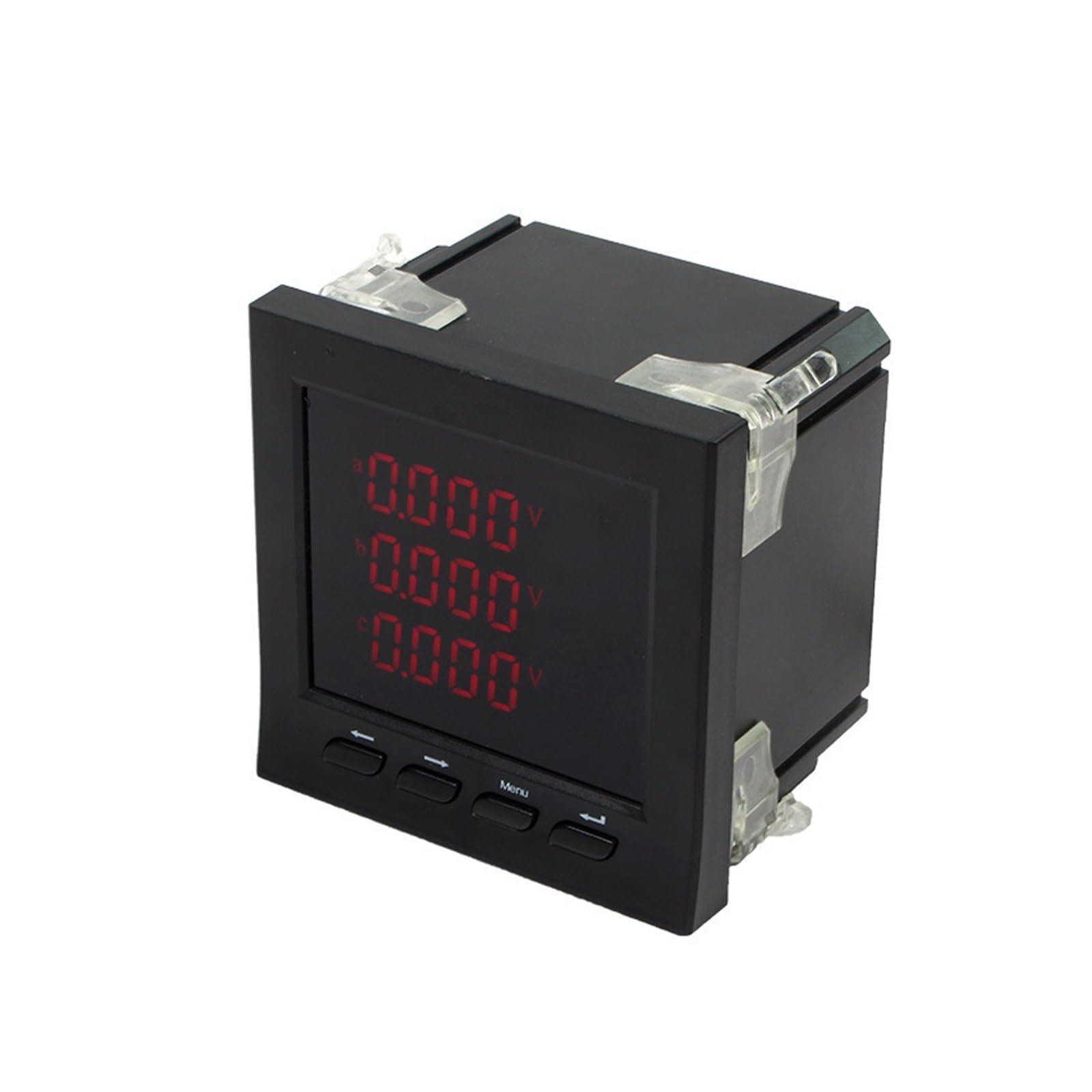 Compteur électrique numérique triphasé 9696 multifonction avec écran partagé - 4