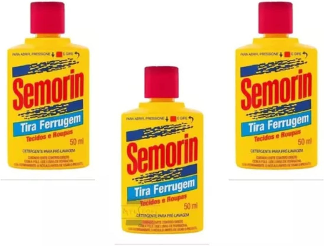 Kit 3 Unidades Semorin Tira Ferrugem De Roupas | Amazon.com.br