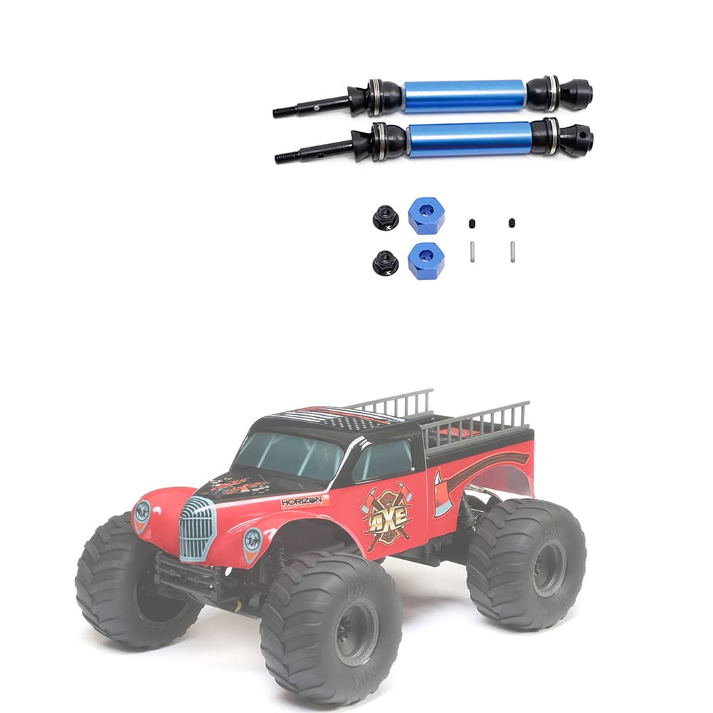 2 PièCes Arbre de Transmission ArrièRe CVD pour 1/10 2WD SéRie Ruckus Torment Circuit AMP RC PièCes de Mise à Niveau de Voiture, 2
