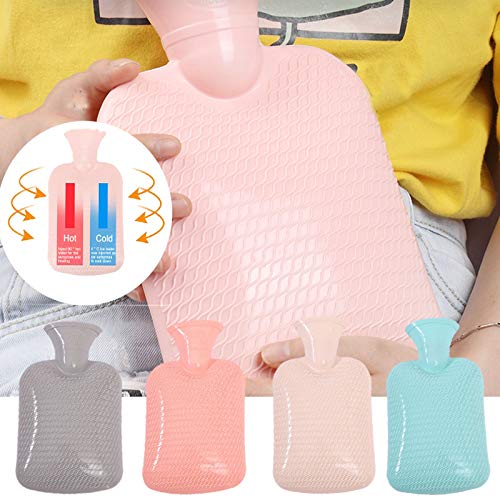 bolsa agua caliente Botella grande de PVC de goma de agua caliente bolsa caliente relajante frío calor Facilidad de… - Imagen 3