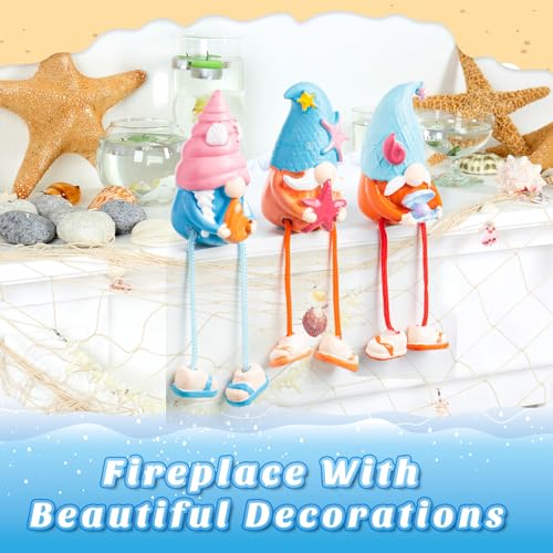 Set 3 Figuras Gnomo de Playa Decorativo en Resina miniatura 5