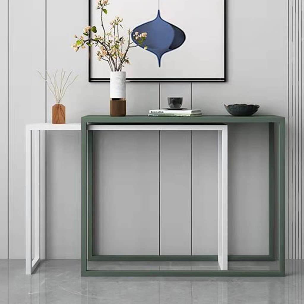 Tavolo Console Con Presa Di Ricarica USB - Stile Industriale, In Legno Vintage E Nero, Perfetto Per Ingresso O Soggiorno, Con 2 Prese E 2 USB!