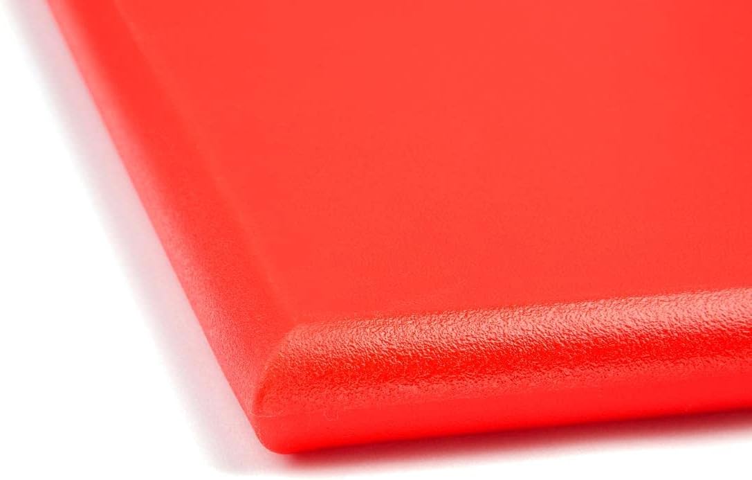 Extra Thick High Density Red Chopping Board for Raw Meat - 45x30cm