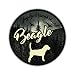 siviwonder Auto Aufkleber JAGDHUND DIGI Beagle Hundeaufkleber Jagd