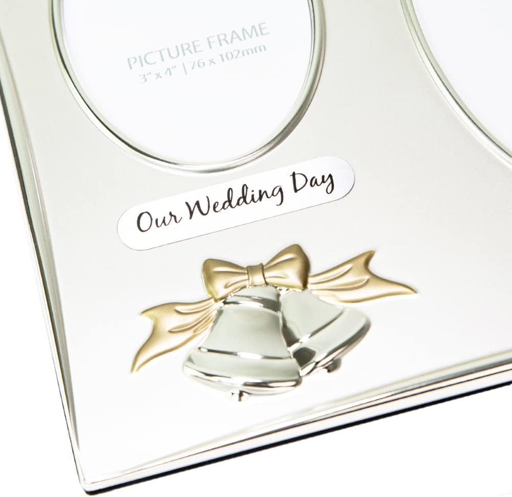 Haysom Interiors Two Tone Silver Plated 50th Golden Anniversary Double