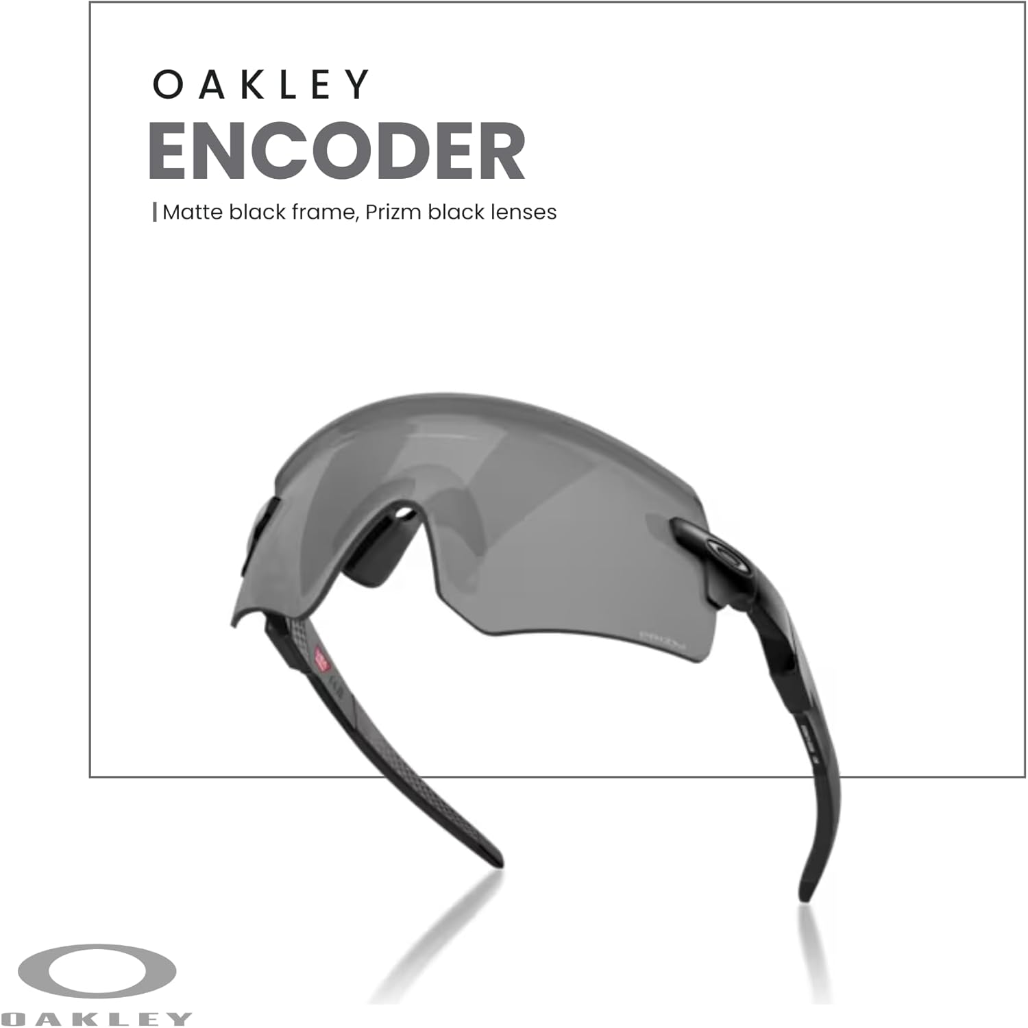 Oakley Encoder OO9471 Shield Sunglasses for Men + BUNDLE Leash+ Bundle Accessory Leash Kit, Microfiber Pouch - Image 5