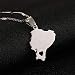 zhuangpuxu Collar Collar de Acero Inoxidable Mapa de Ecuador Collares Colgantes Mapas...