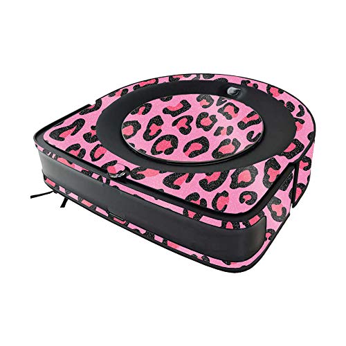 Image of MightySkins Glossy Glitter Skin Compatible with iRobot Roomba s9 Vacuum - Pink Leopard | High-Gloss Glitter Finish | Easy to Apply and Change Styles | Made in The USA