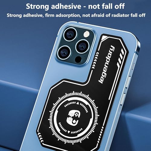 Image of 2PCS Cooling Pad, Cooling Pad for Mobile, Mobile Cooler, Phone Cooler for Extended Gaming Sessions, Phone Cooler for Heavy Smartphone Usage
