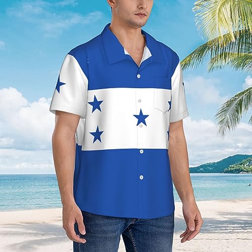 Eagle Splash Flag of Mexico Mens Hawaiian Shirt Short Sleeve Casual Button Up Tropical Summer Beach Shirt4