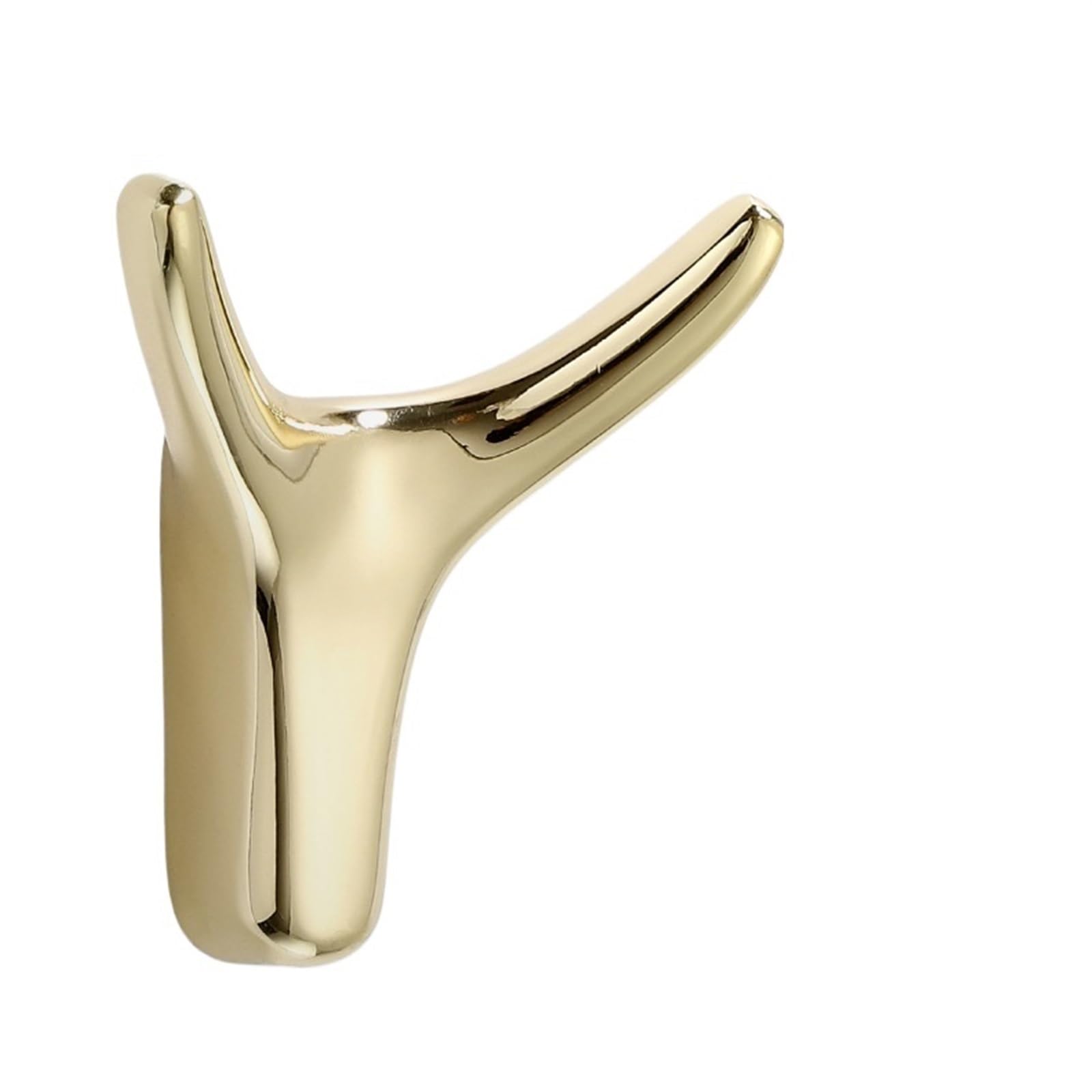 Ygleeuli Bright Gold Coat Hooks Wall Hanging Clothes Door Coat Hanger Hook Kitchen Cabinet Storage