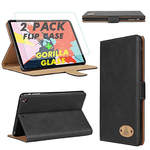 Gorilla Tech Funda de piel para iPad de 8ª generación de 10.2 pulgadas y protector de pantalla...