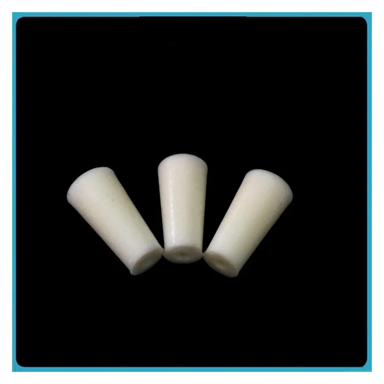 yingyingjia Korek Silikonowy Do Probówki 12-17mm Biały Silikonowy Korek Laboratoryjny Pasuje Do Średnicy 15mm 100szt