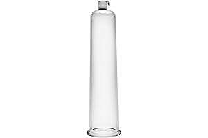 Penis Pump Cylinder | 2-Inch by 9-Inch | Suction Function | Transparent...
