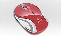 Vista 2 de Logitech M187 Mini Mouse Inalámbrico Rojo
