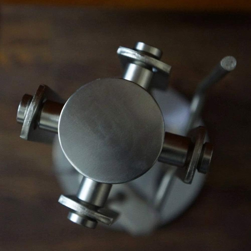 Fireplace Tools Sets, 5 Piece Stainless Steel Silver Shovel, Brush, Poker, Tongs, Stand, Modern Anti-Rust Heavy Duty Fireset with Pedestal Place