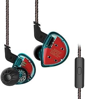 KZ ES4 Hifi Stereo Sports Earbuds Headphones,Yinyoo Wired Noise Isolating Earbud with Microphone