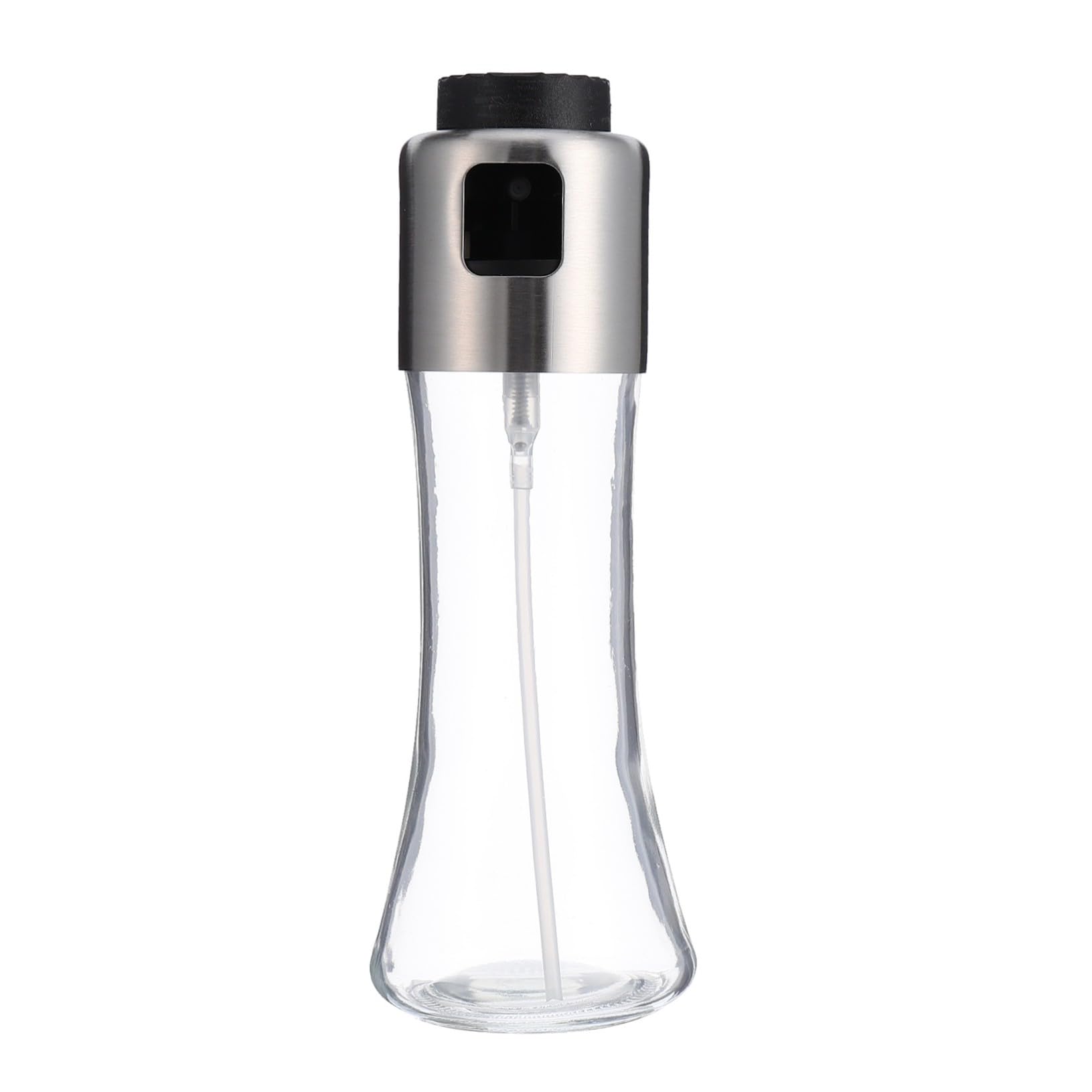 MYXJX oil dispenser, Stainless Steel Press Type Oil Sprayer Bottle for Cooking Bbq Dispenser Pot for Household Dining