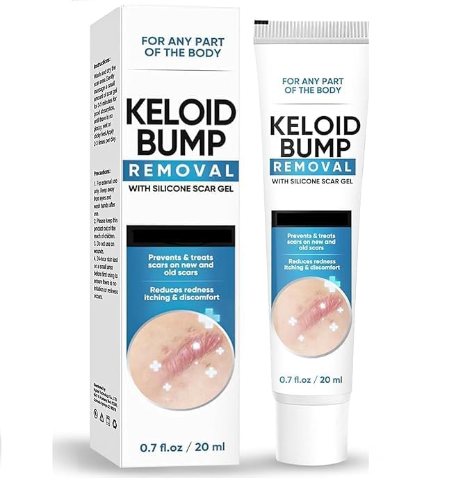 Keloid Bump Removal Gel 20ml | Advanced Silicone Scar Gel for Old & New Scars | Reduces Redness, Itching & Discomfort | Soothing Skin Repair & Scar Reduction Formula (1)-image-31