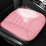 Miewenmogu Mesh Car Seat Cushion for Driving, Summer Cooling Breathable 3D Air Car Seat Pad for SUV Pickup Truck Or Office Chair (Pink)