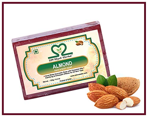 Image of Khadi Natural S2M Herbal Pure Almond Soap 250Gm