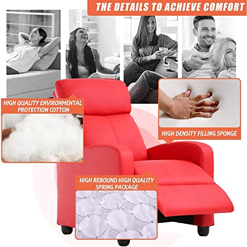 image for FDW Recliner Chair for Living Room Recliner Sofa Winback Chair Reading
