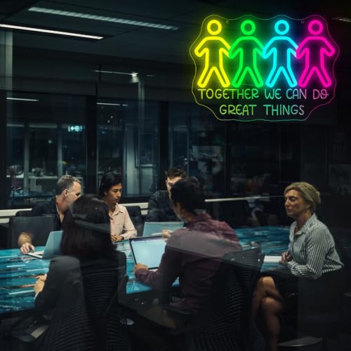 Image of We Can Do Great Things Neon Sign Wall Decor Neon Light Sign for Man Cave