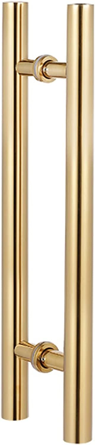 WDSOPK Door Push Pull Door Handle Interior Exterior Door Pull Push Handle, Stainless Steel Sliding Brushed Door Handle, Contemporary Entry Door Handle for Front Door/Wooden Doors/Matte Black/100Cm
