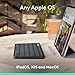 Logitech Keys-to-GO 2 Portable Wireless Keyboard with Built-in Cover, Slim and Compact Bluetooth Keyboard for iPad, iPhone, Mac, and Apple TV, Easily Switch with Devices - Graphite
