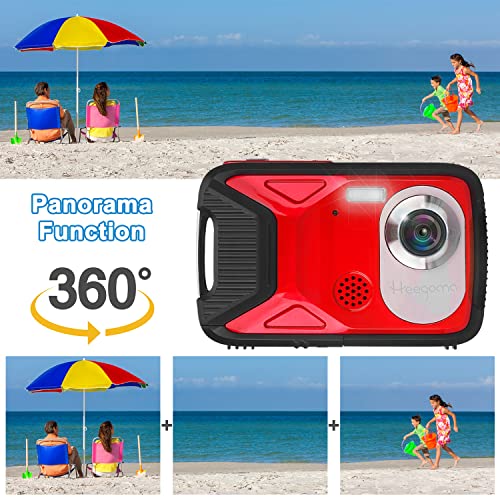 Waterproof Digital Camera,1080P 21MP HD Digital Camera with 2.8" LCD Screen,Rechargeable Point and Shoot Camera,Compact Portable Digital Camera for Kids Students,Teens,Beginner with 8X Digital Zoom - Image 6