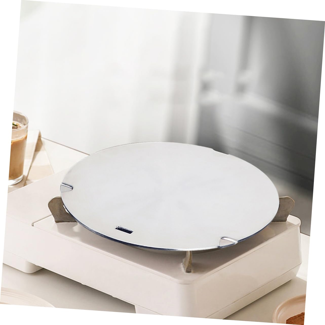 Difusor de Calor Inoxidable para Cocina Adaptador de Inducción de Compatible con Cocinas Eléctricas Gas Difusor Térmico Rápido