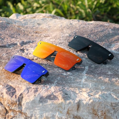 Sunglasses for Men Women Rimless Oversized Sun Glasses for Outdoors3