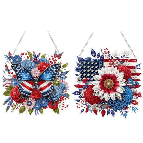 DIY Diamond Art Peinture Pendentif Aigle Papillon Acrylique Kit de bricolage fleurs