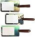 WORLD TRAVELER Luggage Tag Set - 3 Pack Baggage Tags Identifiers with ID Cards - Faux Leather Luggage Tags for Suitcases, Size One Size, Ready Set Go