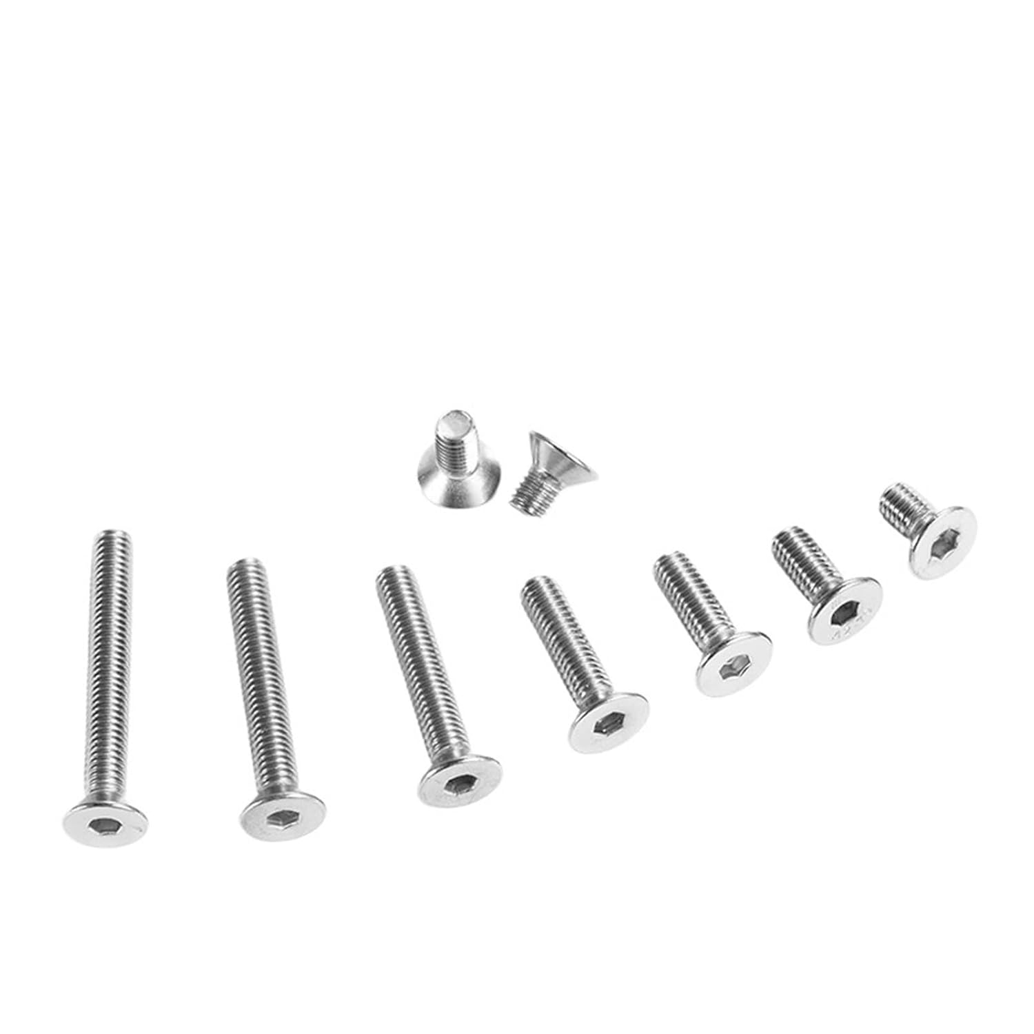M5 Countersunk Hexagon Socket Bolts 5mm x 6 712 14 75 80 85 90 95 100 130 140 150mm 304 Stianless Steel Flat Head Allen Screws(M5x110mm 5pcs)
