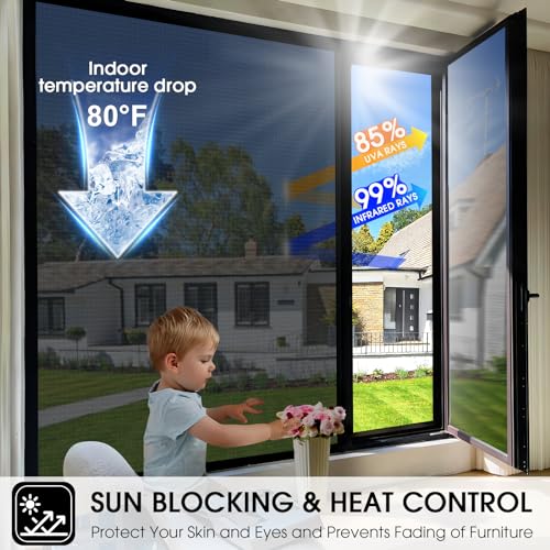Film para ventana con privacidad y bloqueo solar miniatura 2