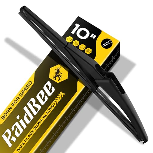 RaidBee Rear Wiper Blade 10 inch, OEM Replacement for Jeep Renegade 2015 2016 2017 2018 2019 2020 2021 2022 2023 +More Rear Windshield Wiper (10-J)