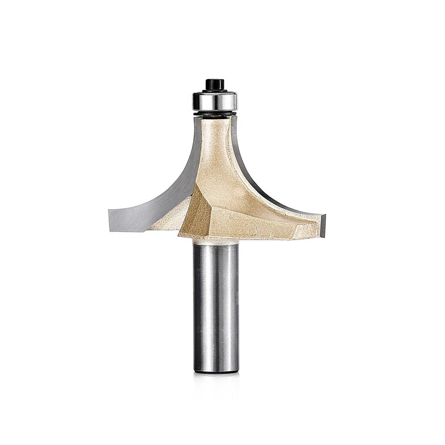 1/4 1/2 Shank Corner Round Over Router Bit with Bearing for Woodworking Tool Tungsten Carbide Milling Cutter CNC End Mill Cutters(Y00323)