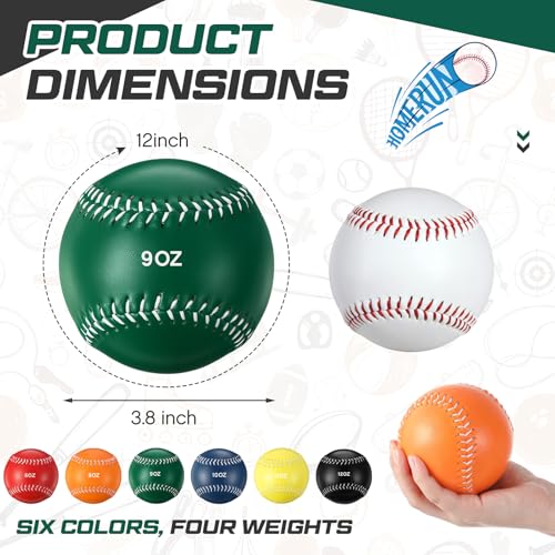 Image of Arrowbash Weighted Softball Training Balls Bulk Set