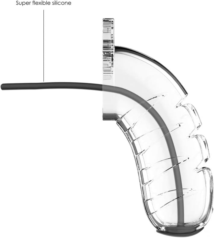 Shots Toys Model 16 Chastity 4.5 inches Cock Cage Silicone Urethral Sound