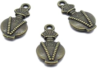 700 PCS Metal Antique Bronze Color Jewelry Making Supplies Charms Beading Crafting Wholesale AA160 Perfume Bottle Parfum
