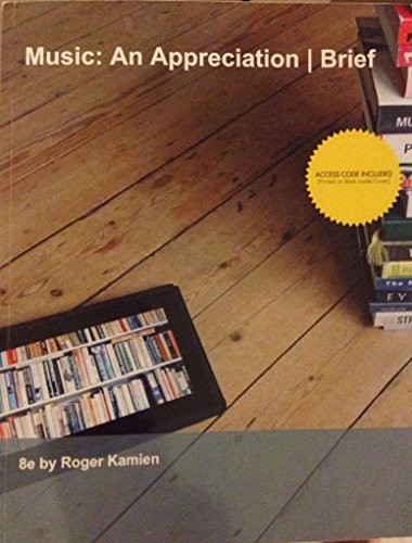 Music: An Appreciation/Brief 8e 1308043740 Book Cover