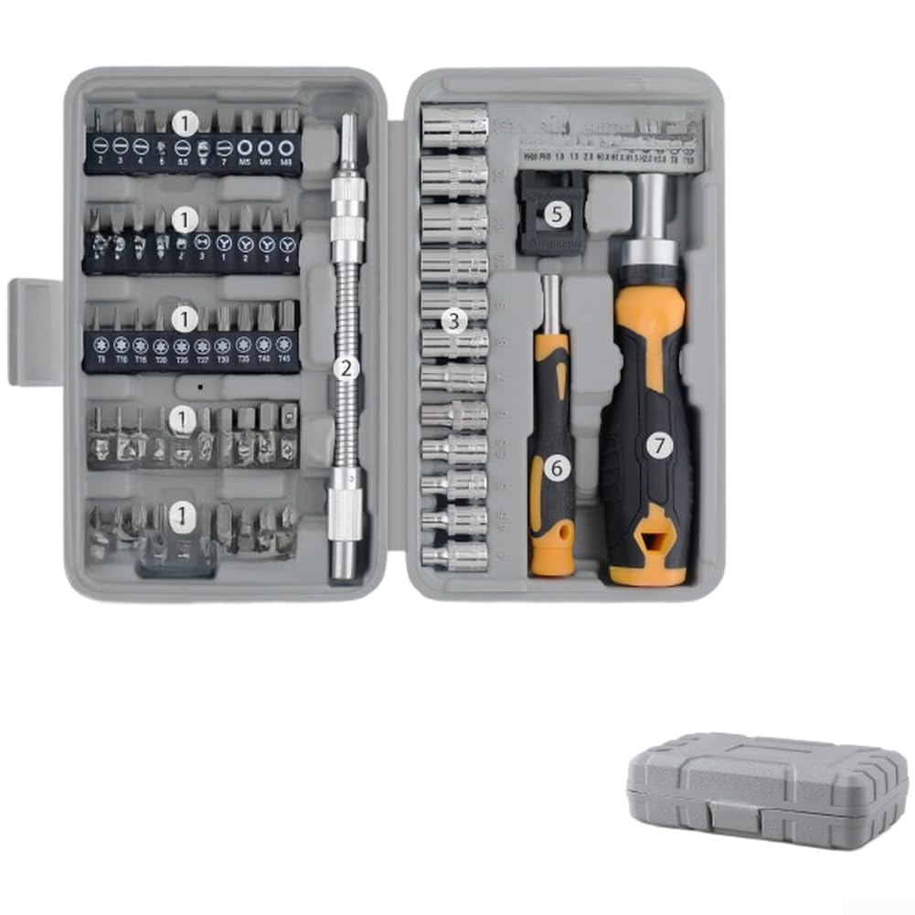 Kit embouts de tournevis magnétiques à cliquet pour simplifier vos réparations à la maison