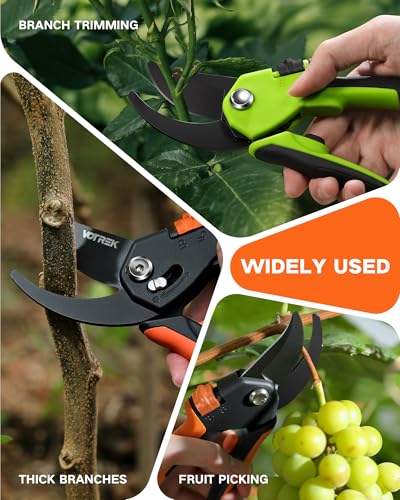 VOTREK Bypass Secateurs for Small Hands, 21.5cm - Image 6