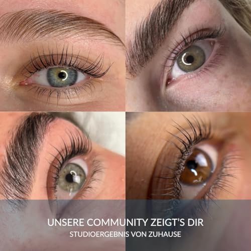 Fleeky Lash Lifting Set - veganes und tierversuchsfreies Wimpernlifting Kit - für bis zu 6 Wochen ausdrucksvollen Schwung ohne Wimpernzange - Schonend & Einfach - Made in EU