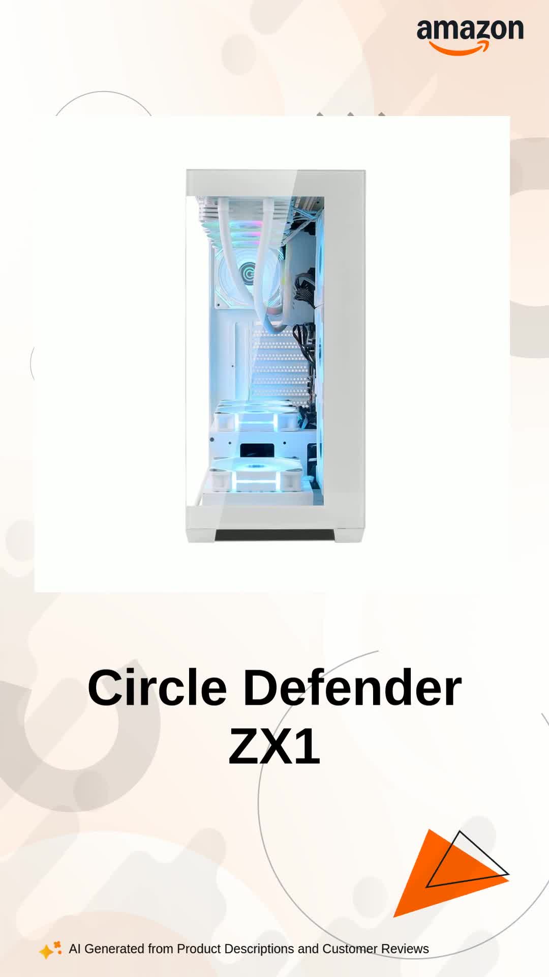 Amazon.in: Buy Circle Defender ZX1 Mid- Tower Computer Case