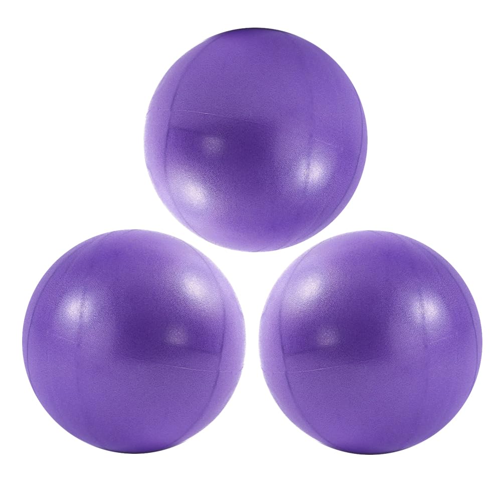 Pelota de ejercicio de pilates de 9 pulgadas para yoga, estabilidad, ejercicio, entrenamiento, gimnasio, antiexplosiones y antideslizantes, terapia física, mejora el equilibrio, fuerza