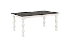 Steve Silver Furniture Heston Dining Table, 18-Inch Leaf, Acacia Wood Solids, 42