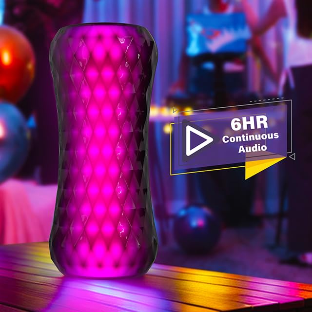 Xtreme Rechargeable Speakers with RGB LED Light Show, True Wireless Stereo, Pairable, USB & Memory Card Reading, Full Audio Controls, 33 ft Bluetooth Range, Multiple Light Show Modes, 6 Hour Playtime 2